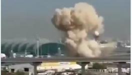 تصاعد الدخان عقب هجوم إيراني في الشارقة بدولة الإمارات العربية المتحدة.jpeg