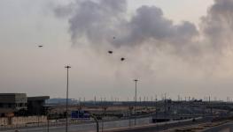 إسقاط صواريخ ومسيرات فوق الدوحة.jpeg