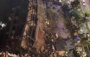 اكثر من  30 شخصا تحت أنقاض فندق  الحجر  الصحي بالصين لمصابي كورونا.jpg