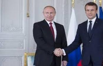 ماكرون يأمل في الحصول على دعم بوتين لهدنة عالمية دعت إليها الأمم المتحدة.jpg