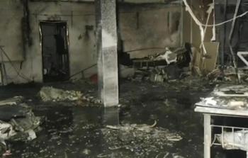 حريق بمستشفى كورونا.jpg