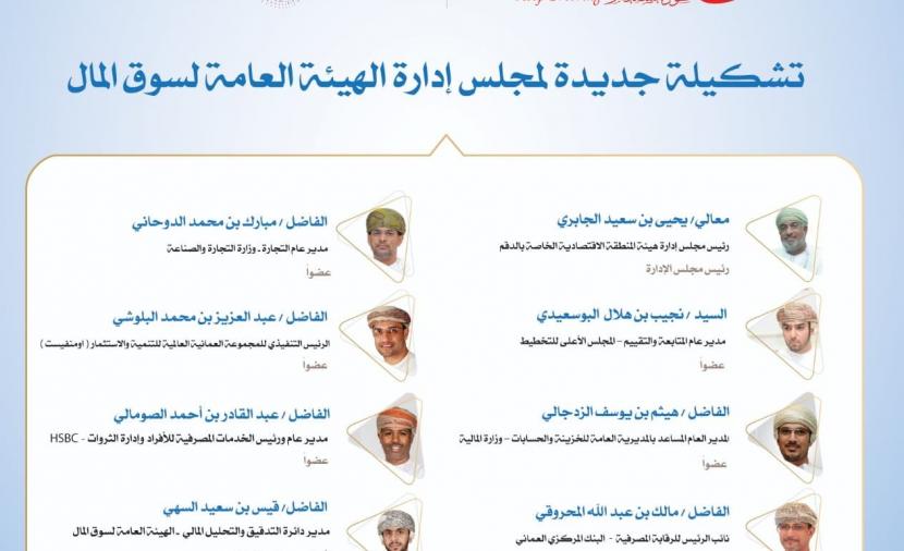 مجلس إدارة جديد لسوق المال والتجديد للجابري في الرئاسة جريدة الرؤية العمانية