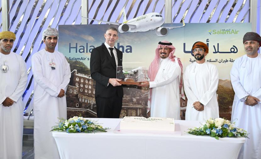 طيران السلام يطلق أولى رحلاته المباشرة إلى مدينة أبها السعودية 