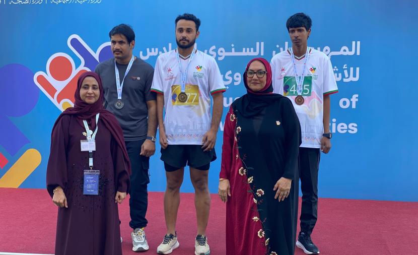 فعاليات متنوعة في المهرجان الرياضي السادس للأشخاص ذوي الإعاقة 