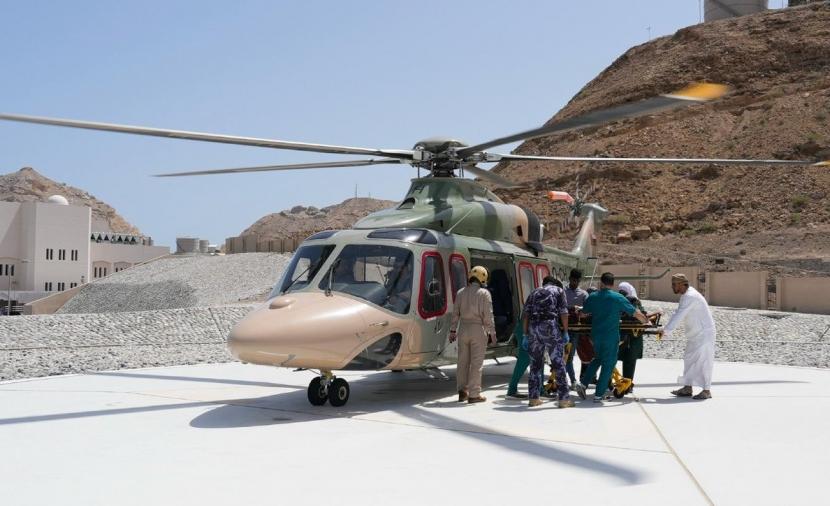 طيران الشرطة ينفذ إسعافا جويا لمواطنة بولاية قريات 