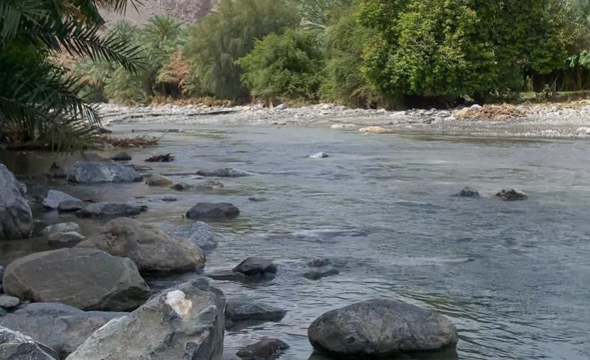 أمطار الخير تحوِّل الأودية في جنوب الباطنة إلى مزارات سياحية ساحرة 