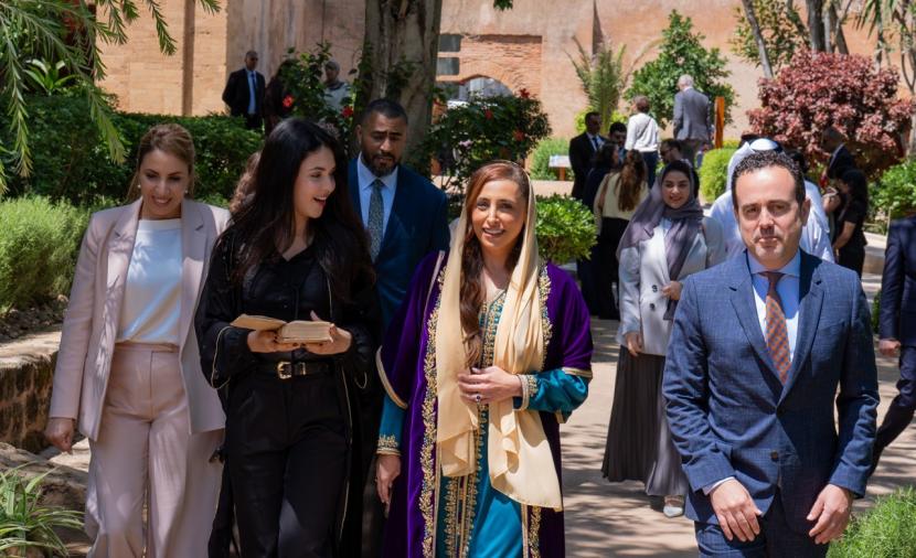 بدور القاسمي تطلق من المغرب حملة "القراءة من أجل المستقبل" ومبادرة "أصوات شباب عواصم الكتاب العالمية" 