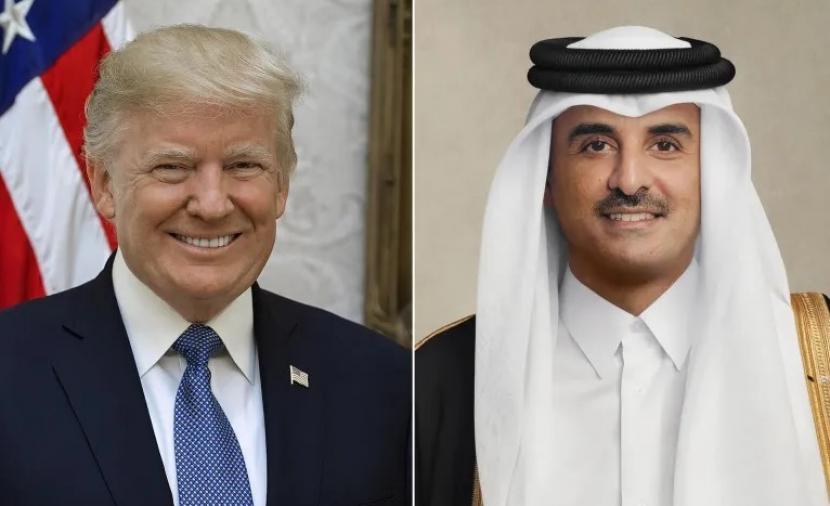 اتصال هاتفي بين أمير قطر وترامب.. ماذا جرى بينهم؟ 