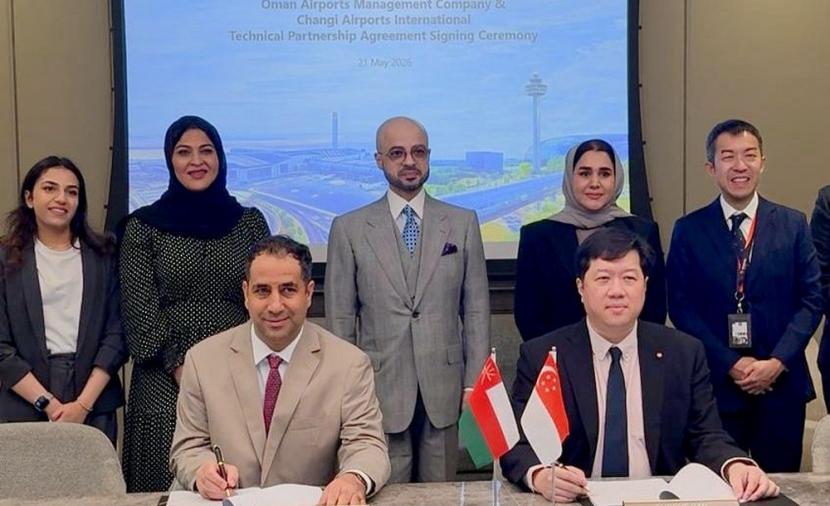 اتفاقية بين "مطارات عُمان" ومطار شانجي السنغافوري لتعزيز التطوير التجاري لمطار مسقط الدولي 