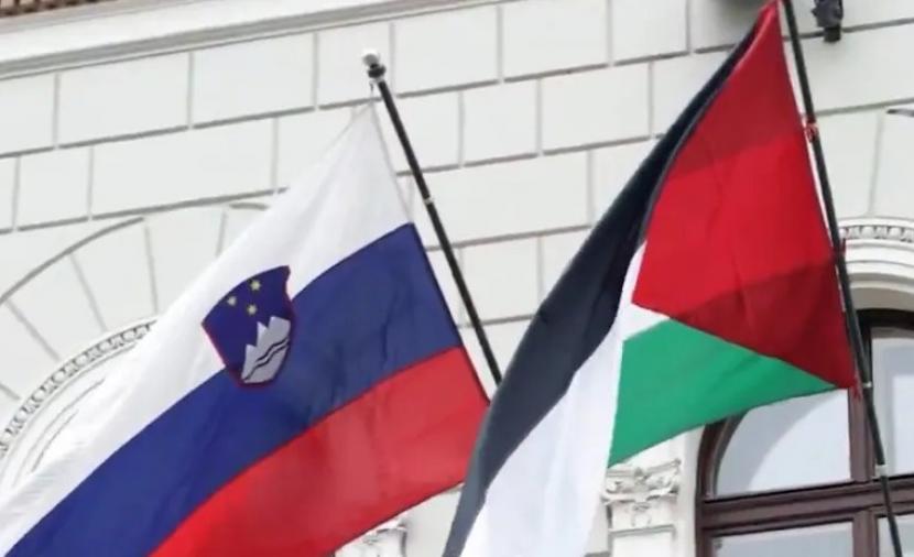 بالفيديو.. رئيسة سلوفينيا تُعلن رفع العلم الفلسطيني فوق القص