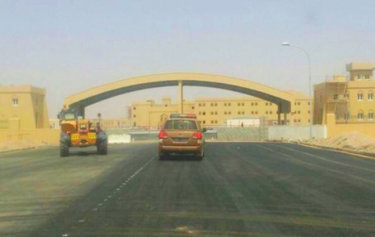 الطريق بين عمان والسعودية