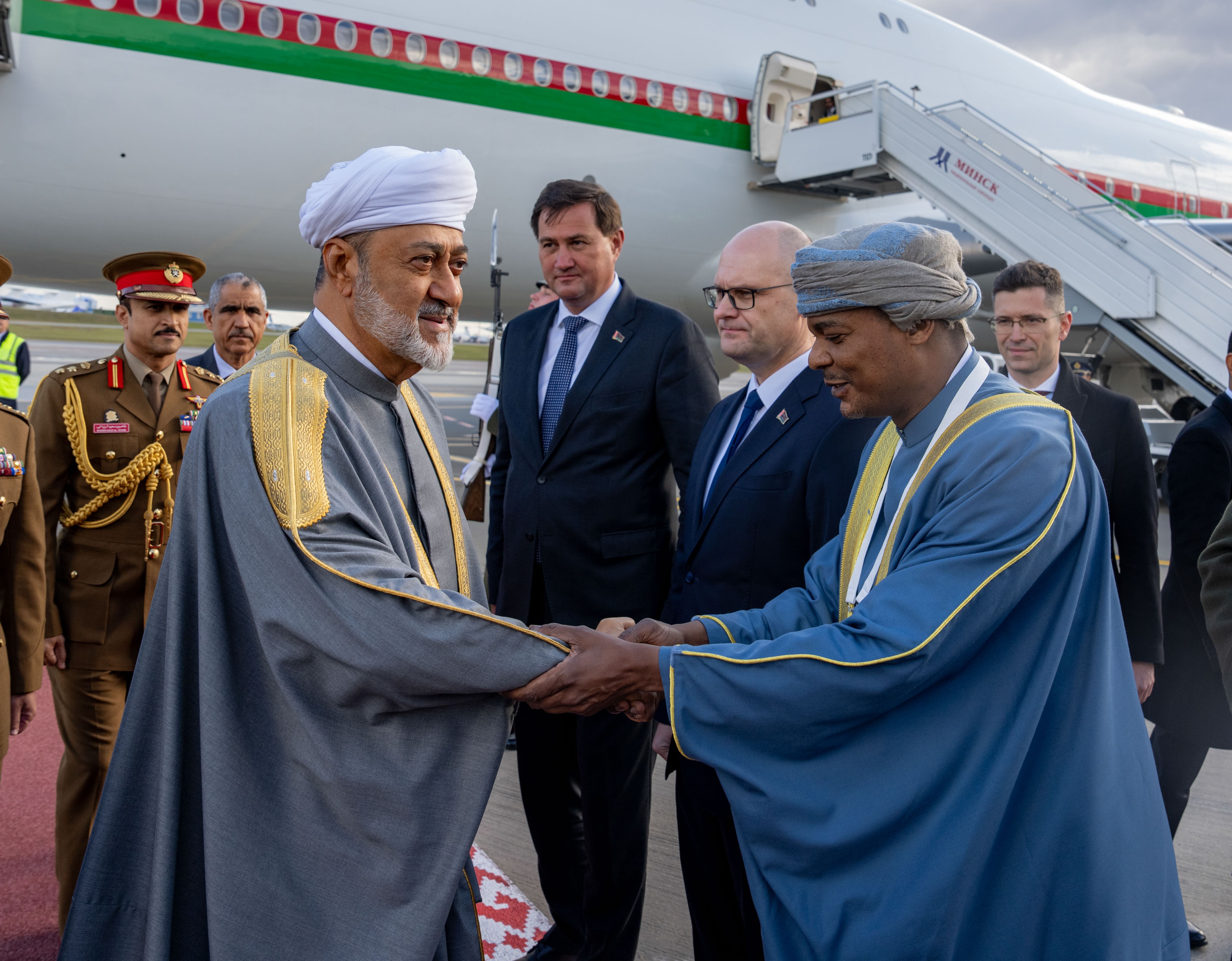 وصول جلالة السلطان الى بيلاروس (5).jpg
