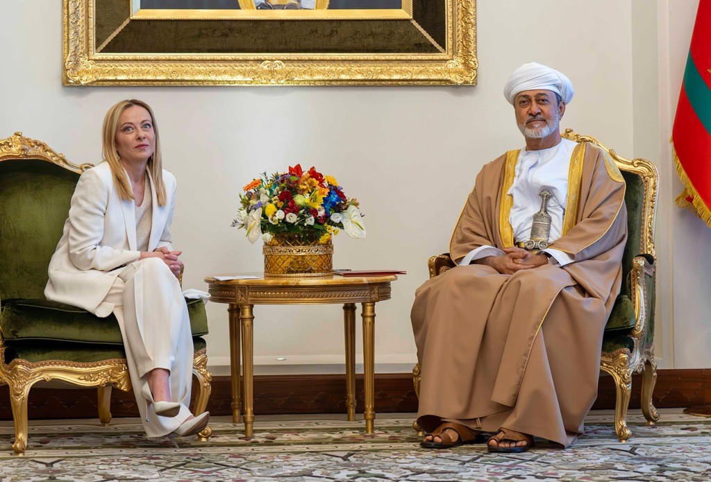 جلالته مع رئيسة وزراء إيطاليا (1).jpg