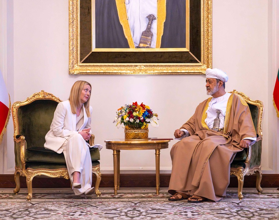 جلالته مع رئيسة وزراء إيطاليا (2).jpg