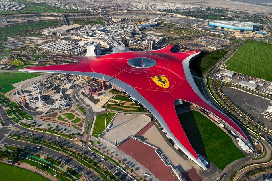 Ferrari World Yas Island Abu Dhabi - Aerial.jpg